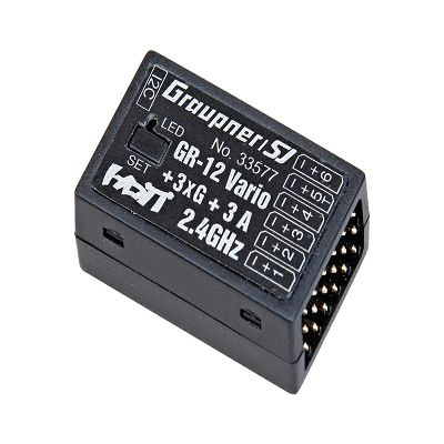 Empfänger GR-12 + 3xG + 3A + Vario HoTT