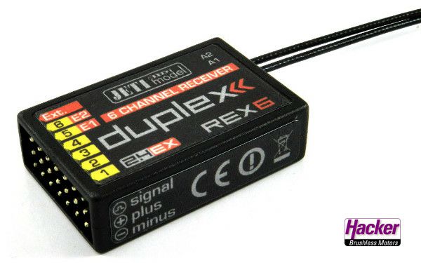 Jeti-Duplex 2,4 GHz Empfänger R6 EX