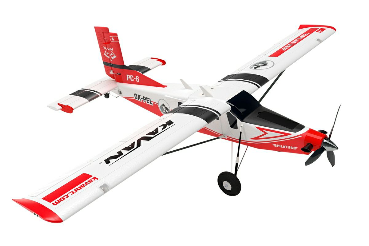 KAVAN Pilatus PC-6 Porter 1500 mm ARF-Rot