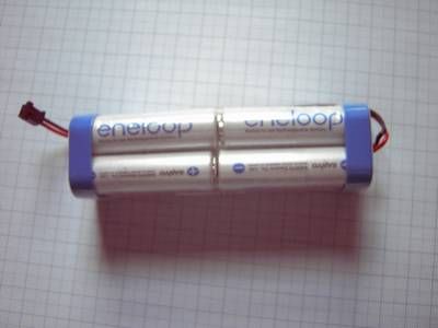Eneloop 8N-2000 9,6 V  für Graupner-Sender
