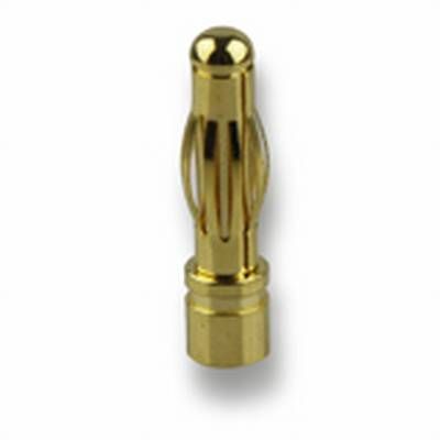 Amass Goldstecker mit Lamellen 4 mm