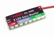 Akkumonitor 8 LED