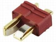 Amass T Plug - Stecker 2 polig Goldkontakt