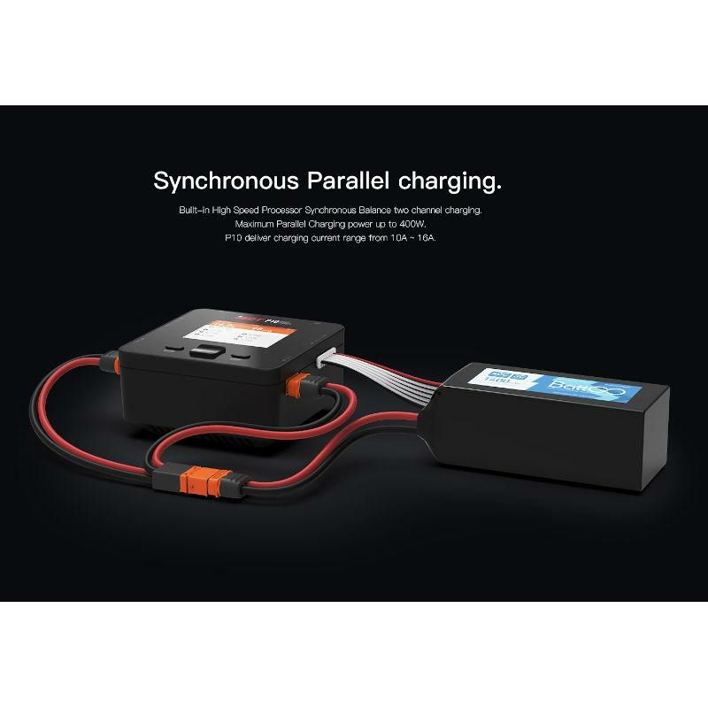 Ladegerät iSDT SMART CHARGER P10-2x250W,10A, 2x6S LiPo 6S Lipo