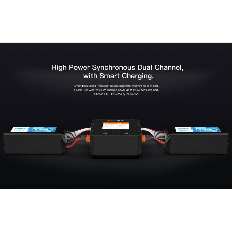 Ladegerät iSDT SMART CHARGER P20-2x500W,20A, 2x8S LiPo 